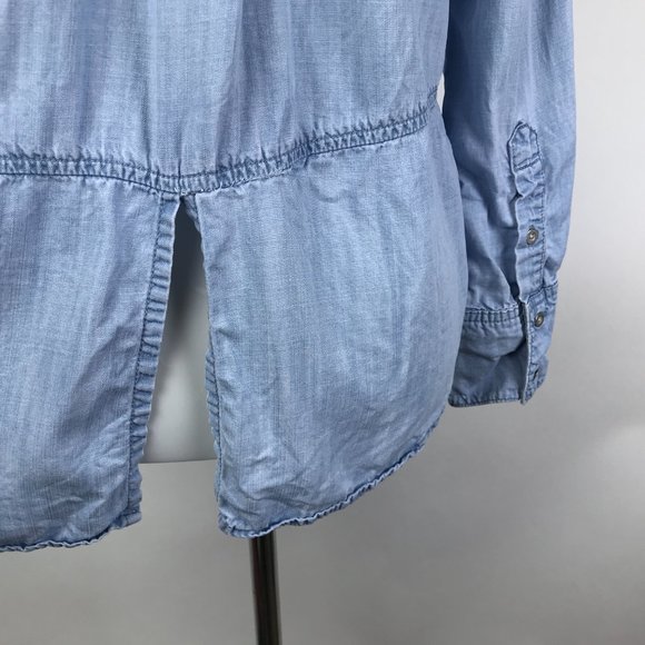 Cloth & Stone Lyocell Button Down Shirt #196 - Picture 5 of 8